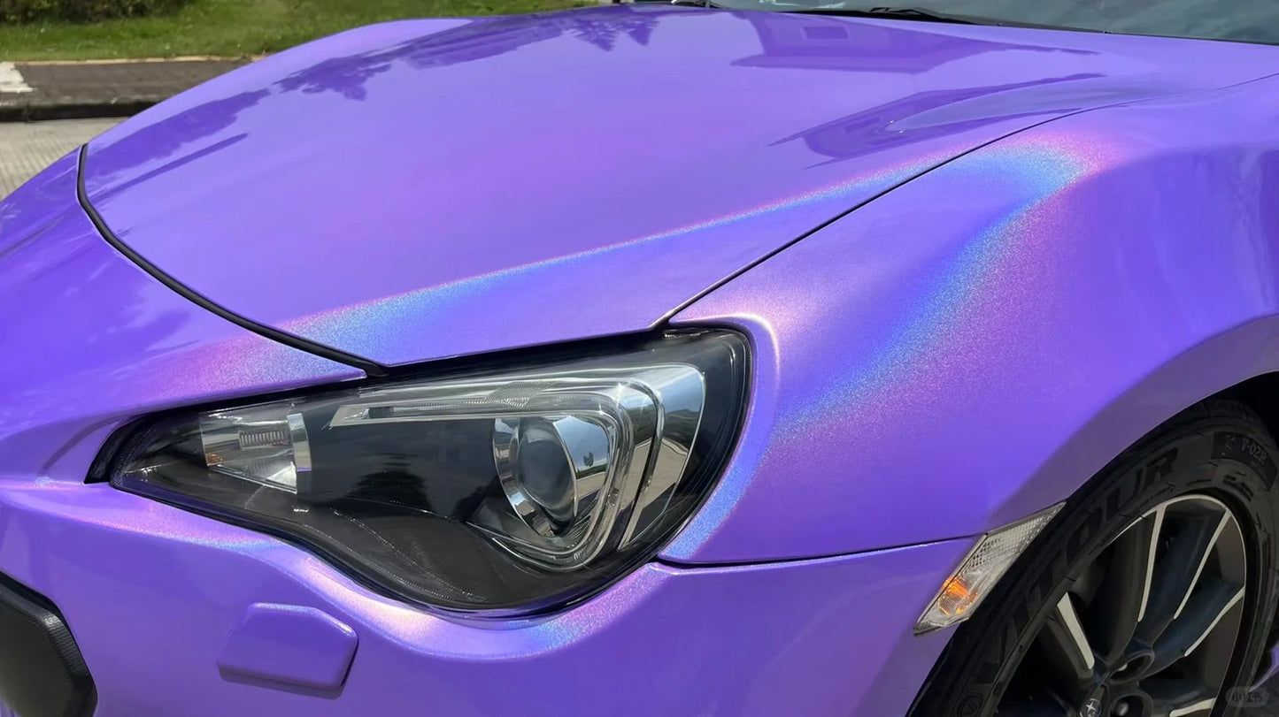 Holographic Gloss Metallic Purple